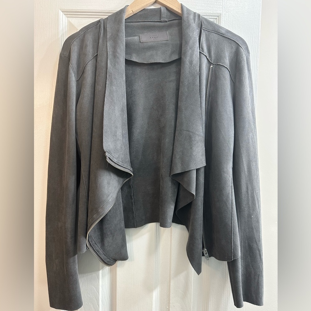 Suede Grey Blazer